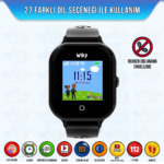 Wiky Watch 4S Siyah Akıllı Çocuk Saati 3 WikyWatch4S 5