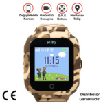 Wiky Watch 4S Kahverengi Kamuflaj 1 WikyWatch4S 1 kahverengi kamuflaj ce