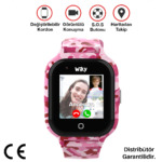 WikyWatch4S 1 pembe kamuflaj ce
