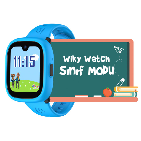 Wiky Watch 5Plus Akıllı Çocuk Saati Mavi 13 5plus mavi sinifmodu
