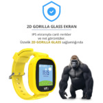 Wiky E-SIM'li Sarı 5E Akıllı Çocuk Saati 5 wiky 5e sari gorilla